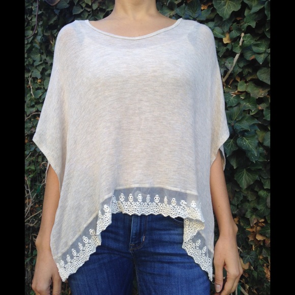 Lush Sweaters - Lush poncho top